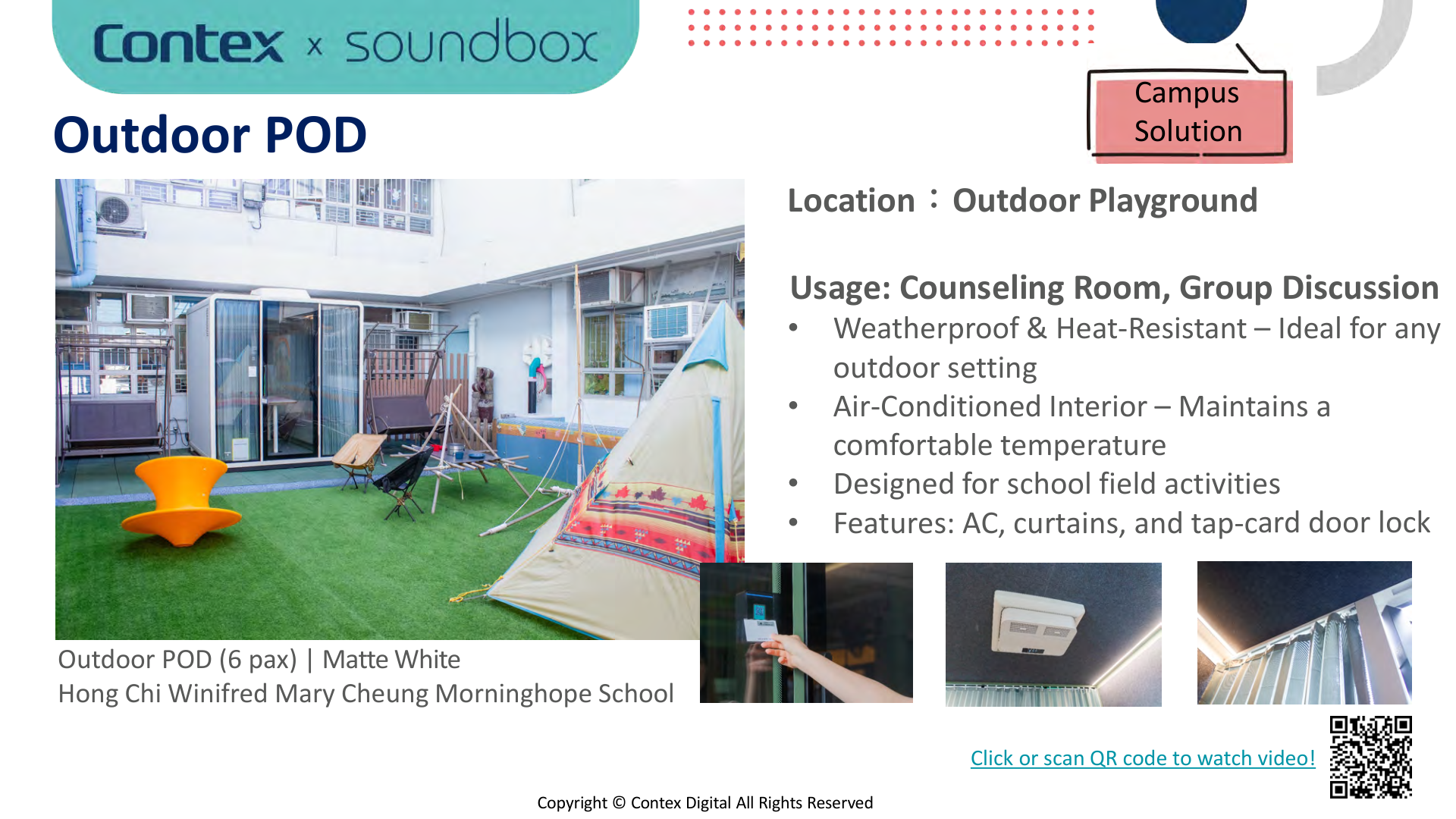 Outdoor POD at school