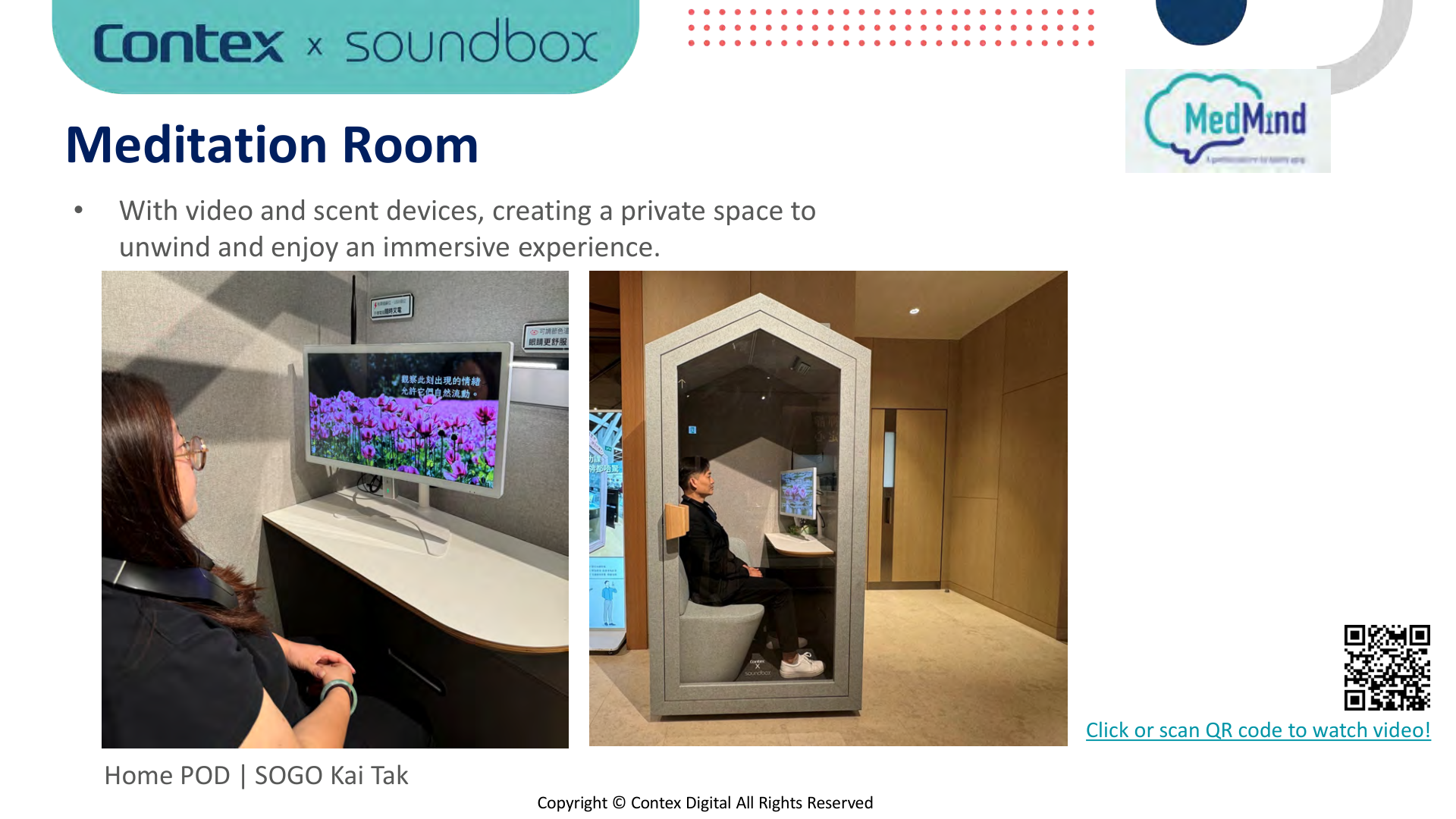 Home POD meditation at SOGO